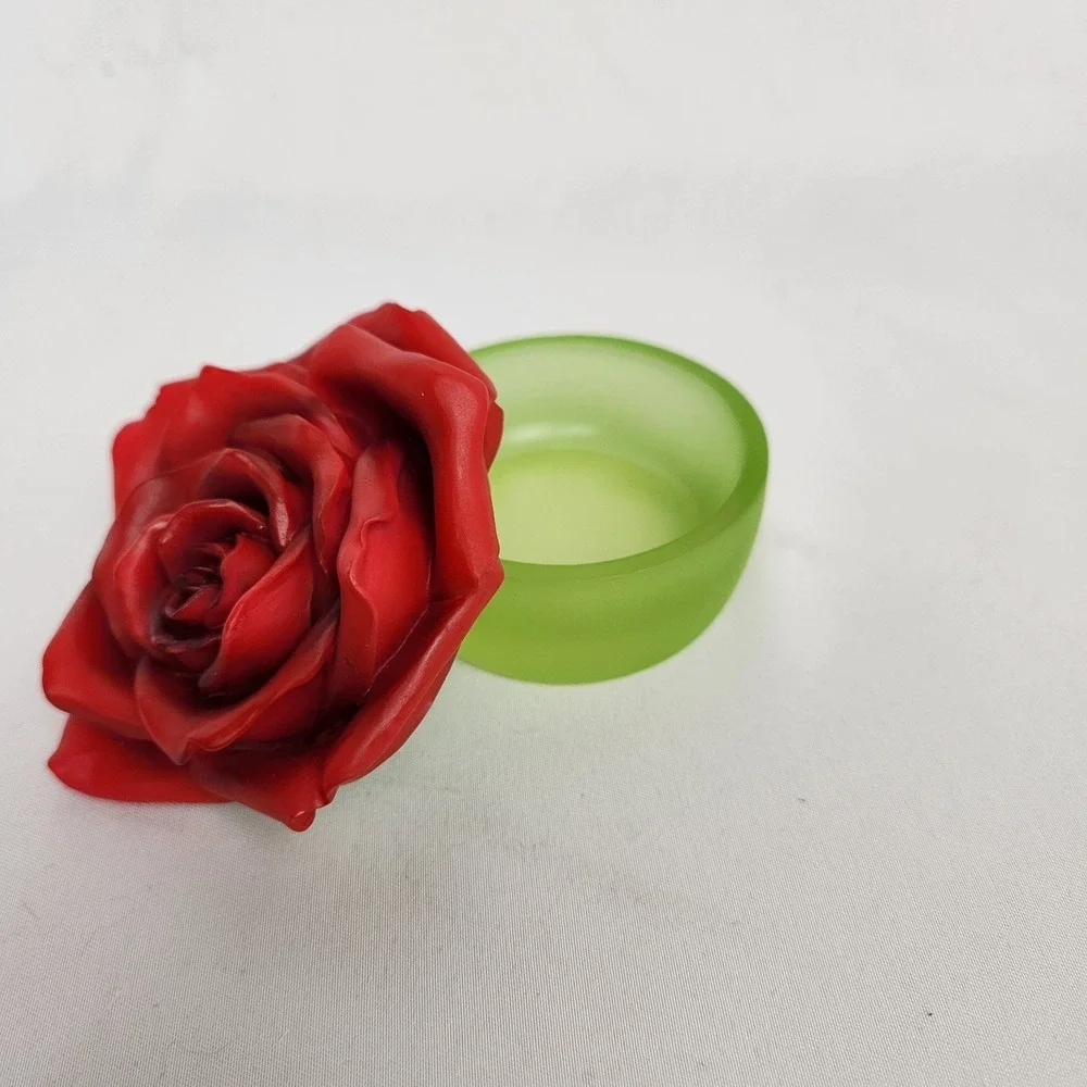 Brand New Ibis and Orchid‎ Trinket Keepsake Box for jewelry - Red Rose 13010